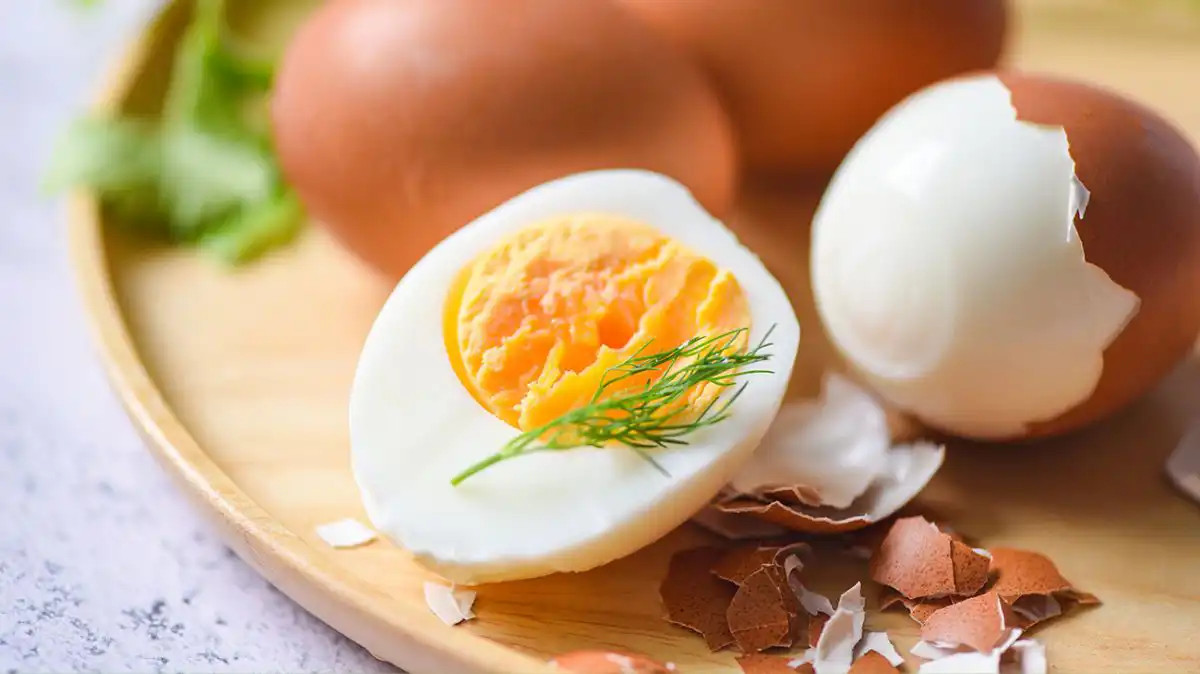 Jajka jako dobre źródło żelaza w diecie.